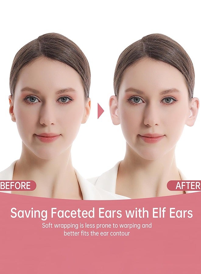 24 قطعة من مصححات الأذن التجميلية، دعامات الأذن غير المرئية، تصحيح فوري للأذنين البارزة، ملصقات الجنيات ومحلول بارز للرجال والنساء والأطفال - Image 4